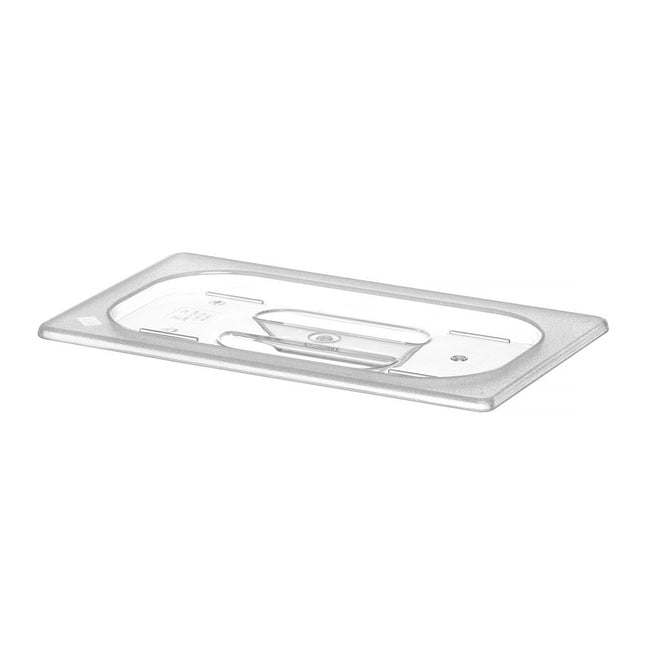 Hendi gastronormdeksel 1/4 zonder uitsparing polycarbonaat transparant voor bar en saladette