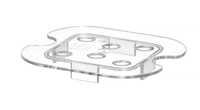 Hendi gastronormrooster 1/6 polycarbonaat transparant – klein uitlekrooster voor GN-bakken