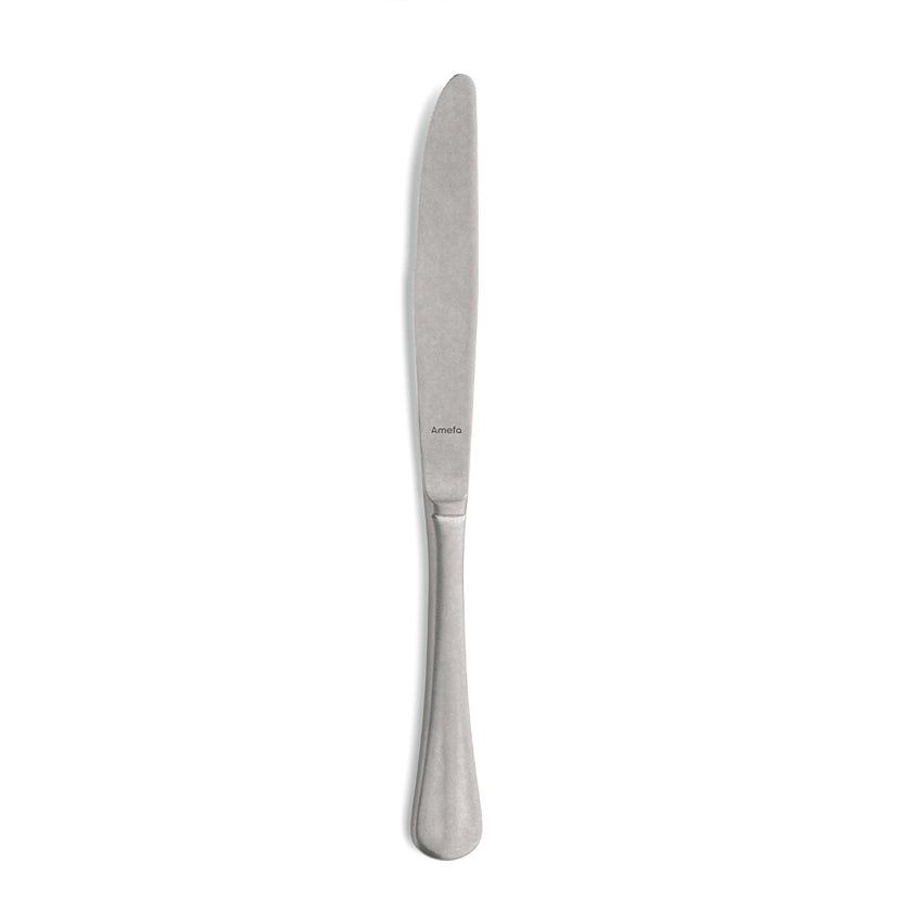 Amefa Baguette Stonewash tafelmes 24,5 cm – mat gestraald rvs mes voor restaurants