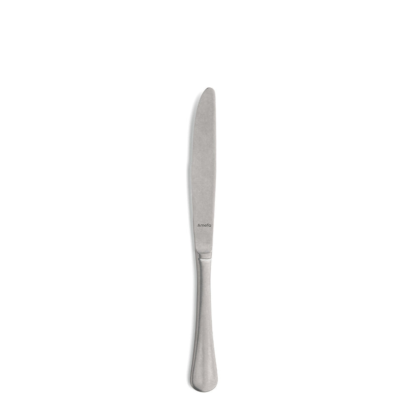 Amefa Baguette Stonewash dessertmes 21,5 cm – mat rvs dessertmes voor de horeca