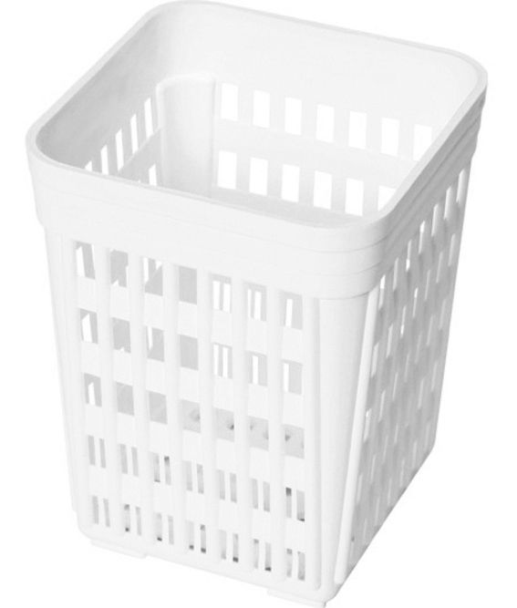 Hendi bestekkorf vierkant wit PP 110x110x140 mm – bestekbakje voor vaatwas in restaurant