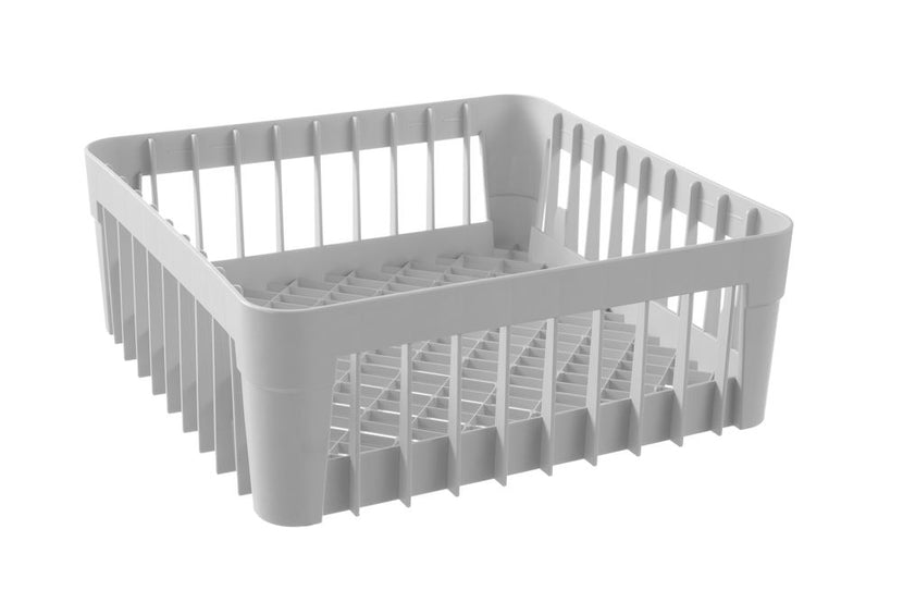Hendi vaatwaskorf voor glazen 400x400x150 mm – glazenkorf voor bar en horecavaatwasser
