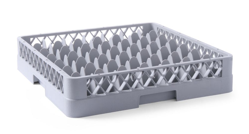 Hendi vaatwaskorf 49 vaks, vak 62x62x88 mm – glazenkorf voor kleine glazen in de bar