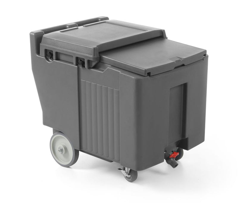 Hendi ijscontainer geïsoleerd 110 l PE – ijsbak op wielen voor bar, party en evenementen