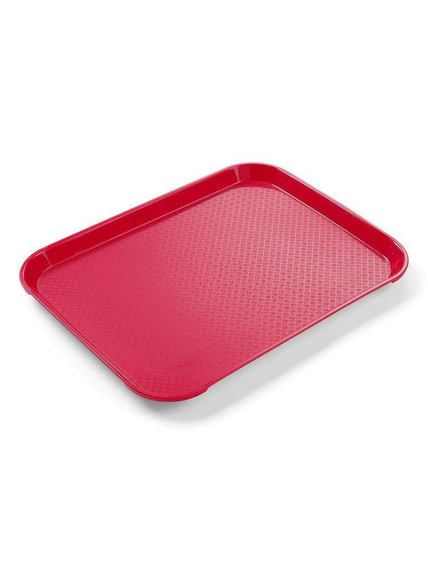 Hendi dienblad PP 265x345 mm rood – stevig serveerblad voor fastfood en kantine