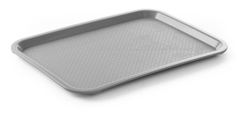 Hendi dienblad grijs 305x415 mm polypropyleen – serveerblad voor kantine en zelfbediening