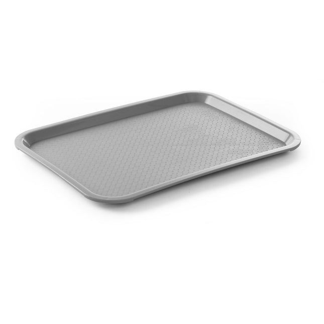 Hendi dienblad grijs 350x450 mm polypropyleen – groot serveerblad voor kantine en catering