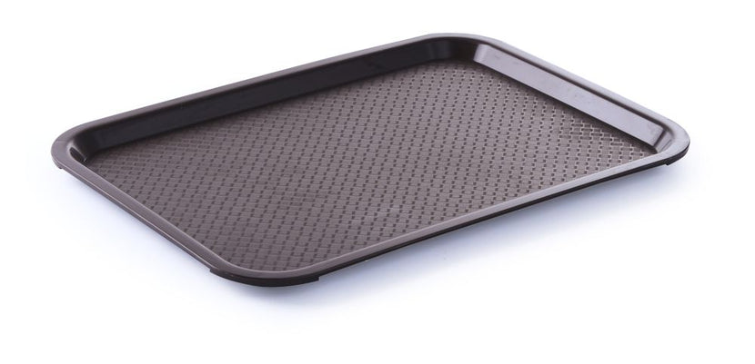Hendi dienblad bruin 305x415 mm polypropyleen – serveerblad voor restaurant en zelfbediening