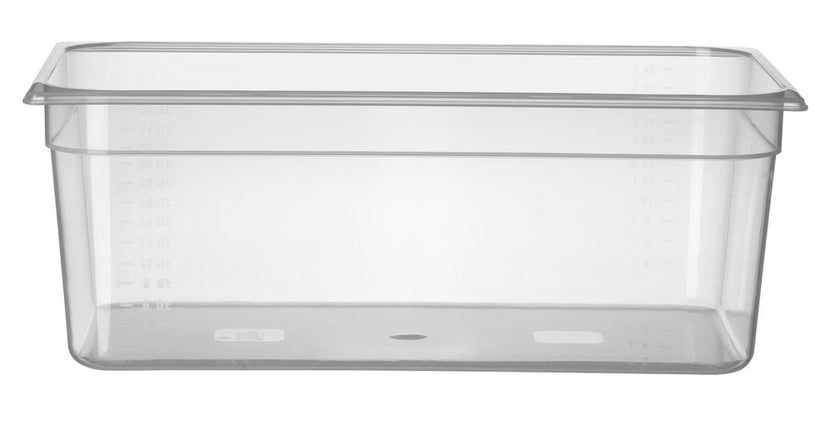 Kunststof GN 1/1 bak Hendi 150 mm diep voor voedselopslag in koeling en vriezer