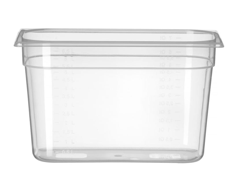 Hendi gastronormbak GN 1/3 100 mm polypropyleen – kunststof GN-bak voor keuken en koeling
