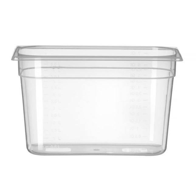Hendi gastronormbak GN 1/3 200 mm polypropyleen – diepe kunststof GN-bak voor de keuken