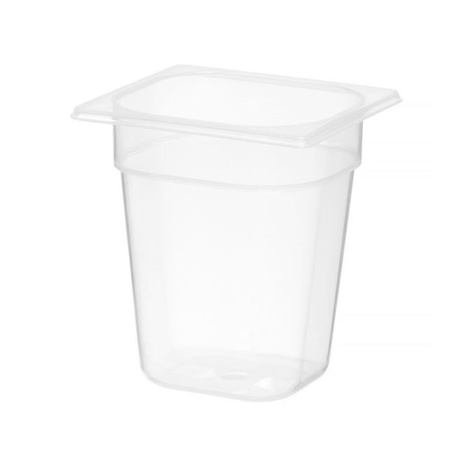 Hendi gastronormbak GN 1/6 100 mm polypropyleen – compacte GN-bak voor toppings en garnituur