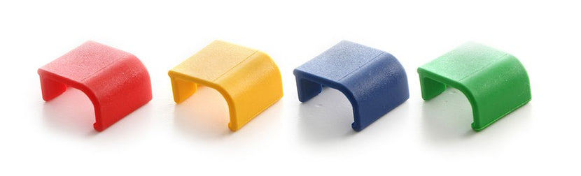Blauwe HACCP dekselclips Hendi, set van 12, voor bewaardozen in de professionele keuken