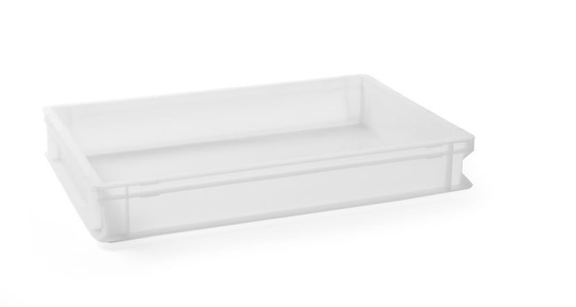 Hendi pizzadeegbox 24 l 600x400x130 mm PE – diepe deegbak voor grote deegbollen