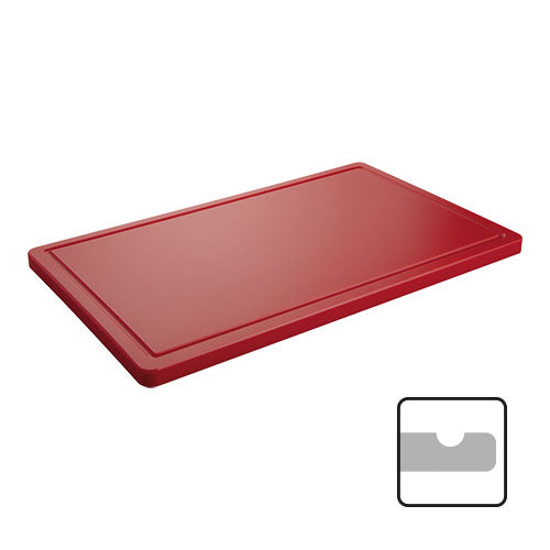 Snijblad 2(H)*1/1 GN Rood/Geul – EMGA