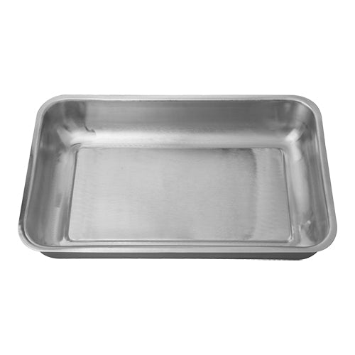 EMGA vleesbak RVS 30x20x6,5 cm – roestvrijstalen bak voor vleesbereiding in de keuken