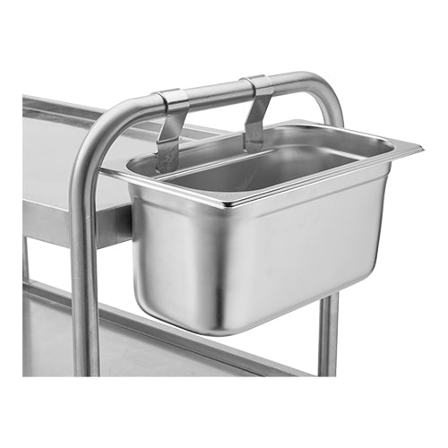 EMGA GN-bak 1/3 150 mm voor trolley – rvs gastronormbak in detail voor buffet en catering