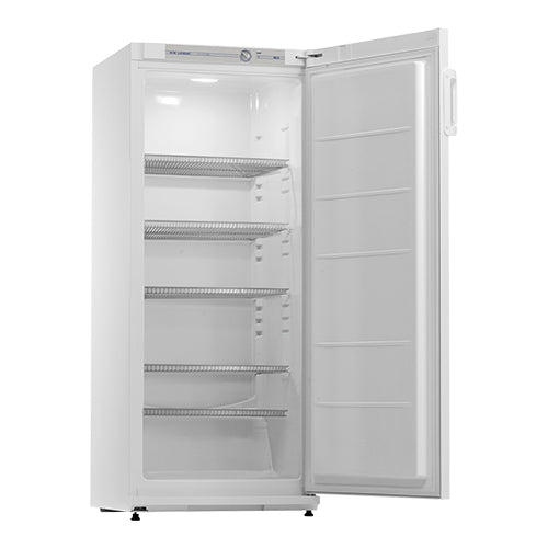 EMGA koelkast hoog 260 liter wit – dichte deur koeling voor keuken en catering