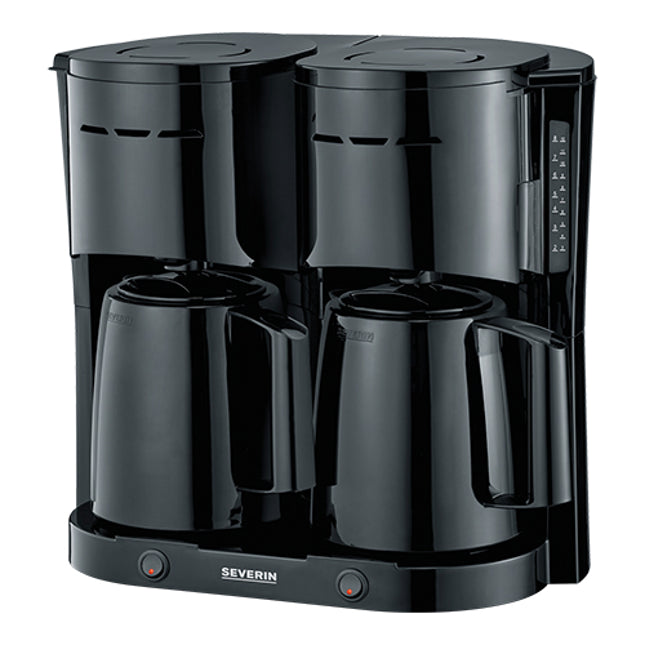 EMGA koffiezetapparaat met 2 thermoskannen – dubbele filterkoffie voor grote groepen