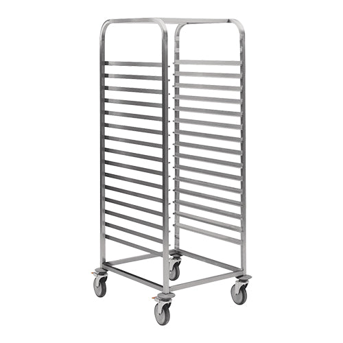 EMGA regaalwagen 15 niveaus voor 60x40 cm bakplaten – bakkerijwagen voor de keuken