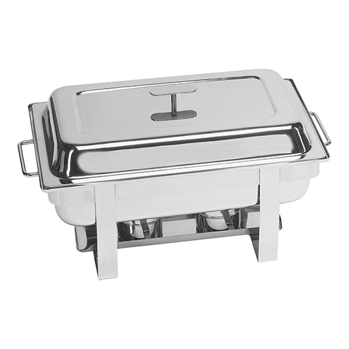EMGA chafing dish 1/1 GN Millennium – stijlvolle RVS warmhoudschaal voor het buffet