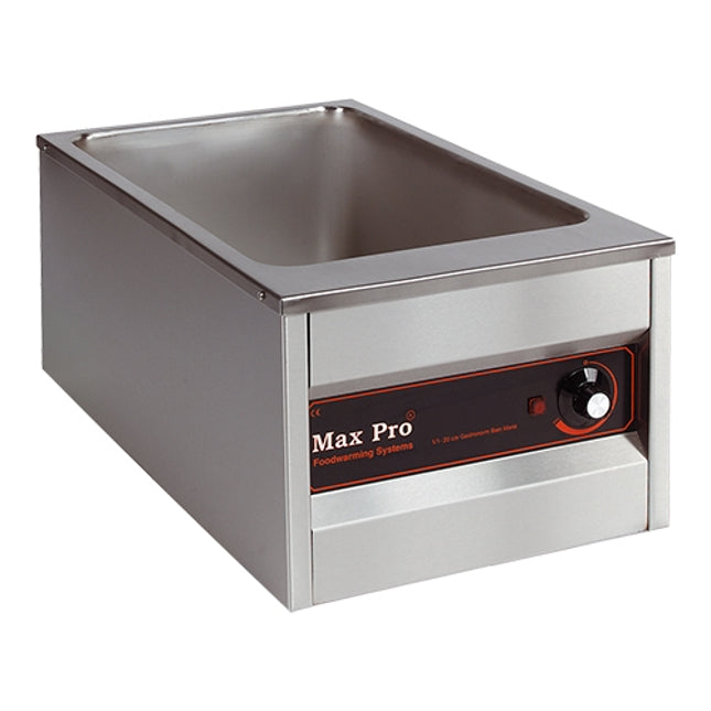 EMGA bain-marie 1x 1/1 GN 200 mm – elektrische warmhoudbak voor buffet en uitgifte
