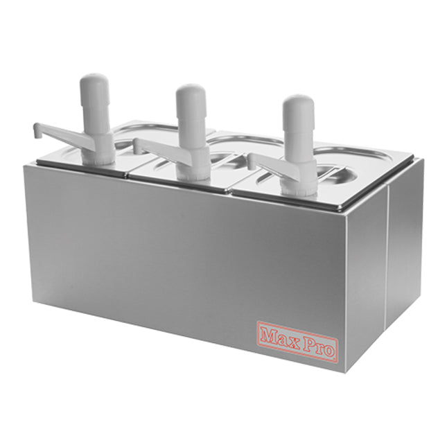 EMGA Maxpro dispenser 3x 1/4 type M3 – drievoudige uitgifte-unit voor grote catering
