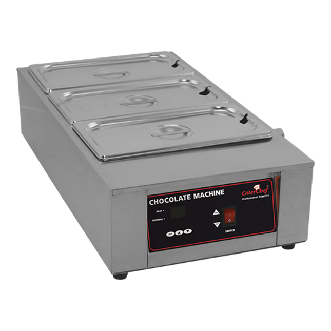 EMGA chocolade- en sauzenwarmer 1/1 GN – ruime gastronorm warmhouder voor sauzen