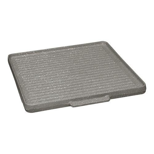 EMGA bak- en grillplaat 30x30 cm – elektrische grillplaat voor snackbar en foodtruck