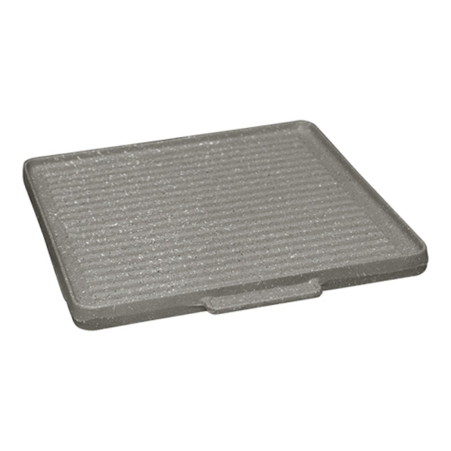 EMGA bak- en grillplaat 40x40 cm – ruime bakplaat voor burgers en groenten in de horeca