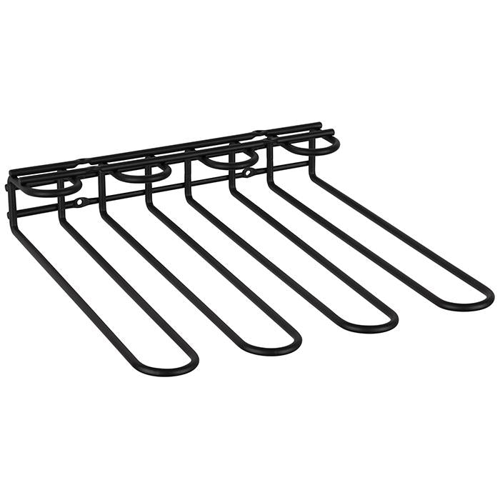 APS glazenrail zwart 32 x 29,5 cm - ophangrail voor glazen boven de bar