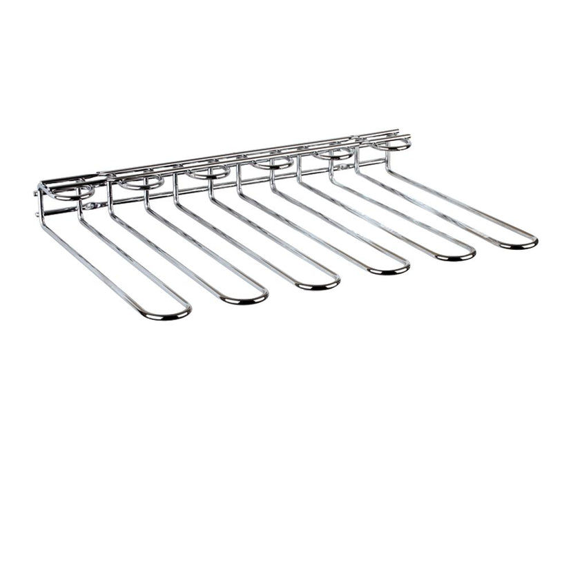 APS glazenrail verchroomd 45 x 32 cm - chromen ophangrail voor wijnglazen