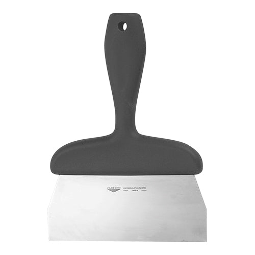 EMGA deegschraper RVS 15x6 cm – deegsteker voor bakkerij en pizzeria keuken