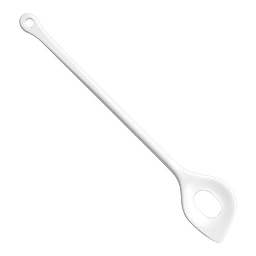 EMGA schuimspaan wit 31 cm – kunststof lepel met gaten voor de keuken