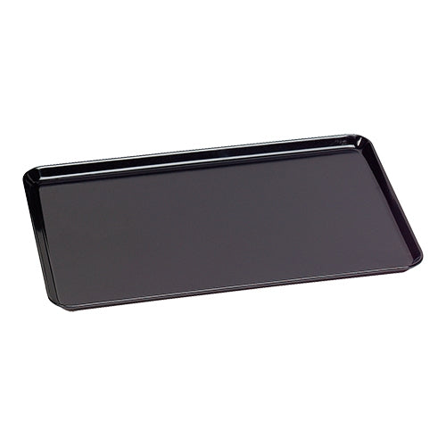 EMGA schotel 190x150 mm zwart – kleine kunststof serveerschaal voor de horeca