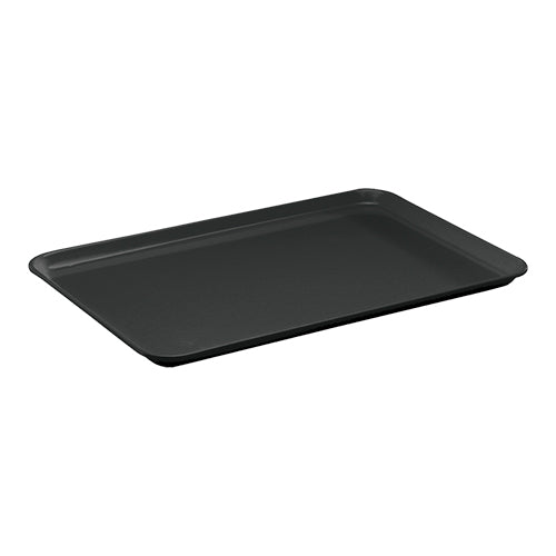 EMGA schotel 360x240 mm zwart – kunststof serveerschaal voor buffetten