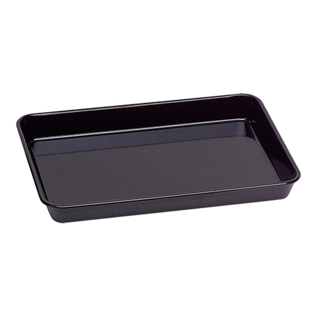 EMGA vleesbak 190x150x40 mm zwart – kleine kunststof bewaarbak voor de horeca