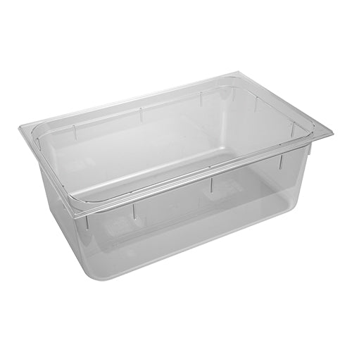 EMGA GN bak polycarbonaat 1/1 200 mm – diepe transparante gastronormbak voor de horeca