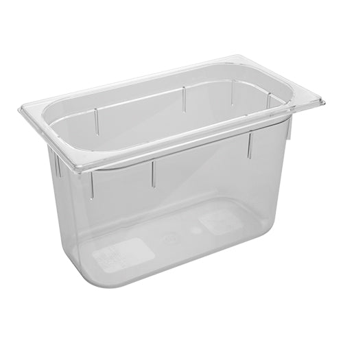 EMGA GN bak polycarbonaat 1/3 200 mm – diepe transparante gastronormbak voor de horeca