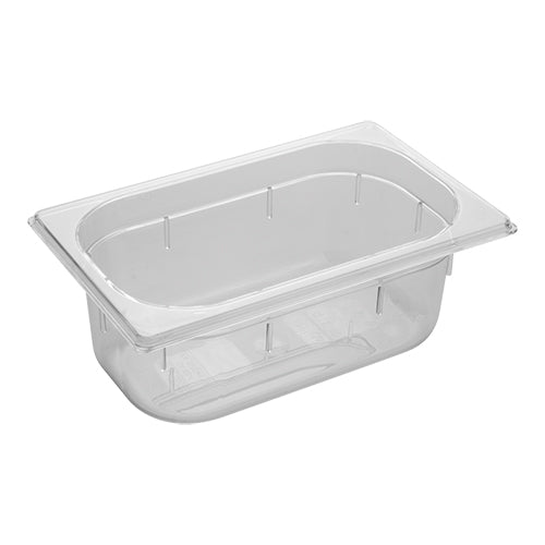 EMGA GN bak polycarbonaat 1/4 100 mm – heldere gastronormbak voor de keuken
