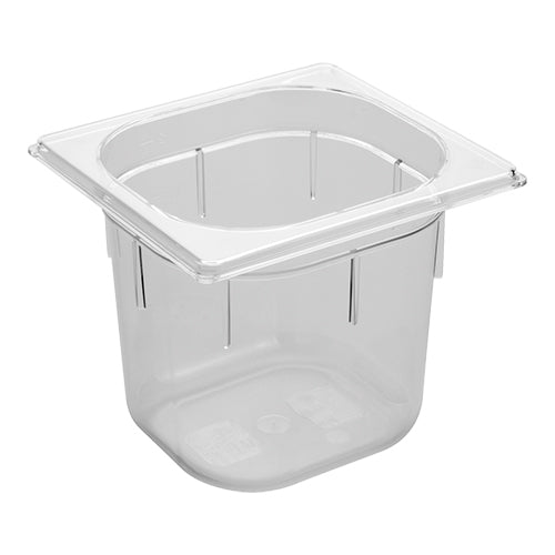 EMGA GN bak polycarbonaat 1/6 150 mm – heldere gastronormbak voor de horeca