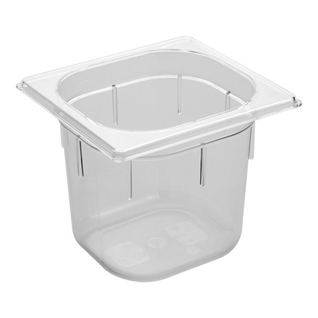 EMGA GN bak polycarbonaat 1/6 150 mm – heldere gastronormbak voor de horeca