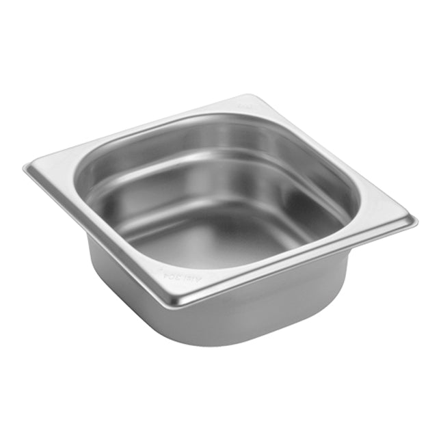 EMGA GN bak RVS 1/6 65 mm – roestvrijstalen gastronormbak voor de keuken