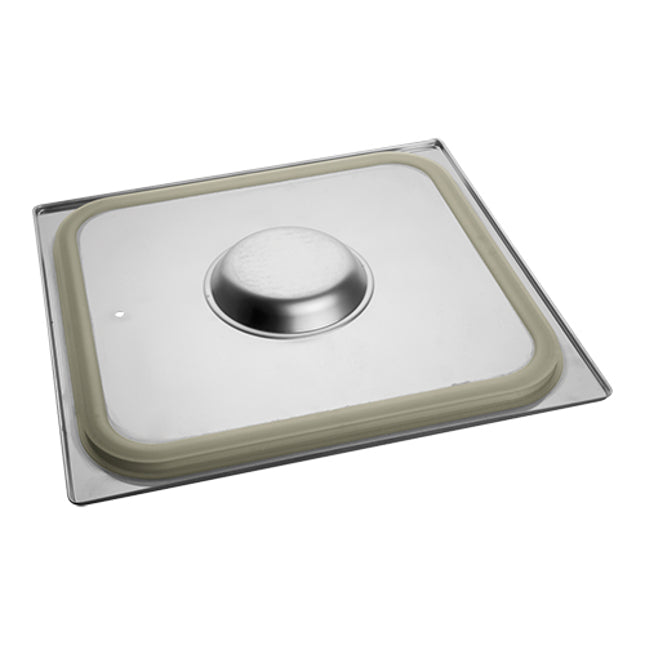 GN Deksel RVS 2/3 GN M/Silicoon – EMGA