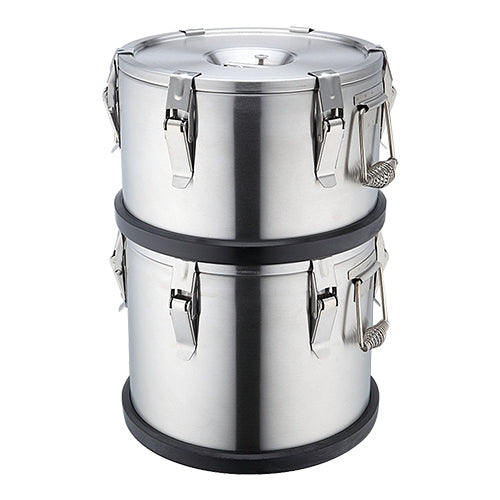 EMGA gamel 15 liter – detailfoto van de voedseltransportcontainer voor de horeca