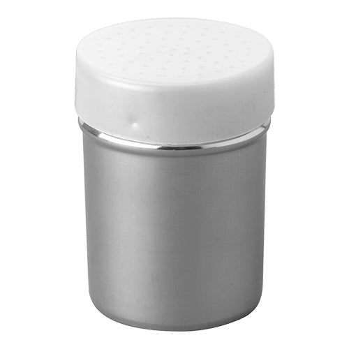 EMGA peper- en zoutstrooier rvs 8 cm hoog – detail van de tafelstrooier voor restaurant en bistro
