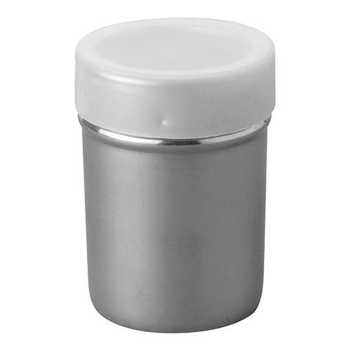 EMGA poedersuikerstrooier rvs 8 cm – detailfoto van de strooier voor patisserie en dessert