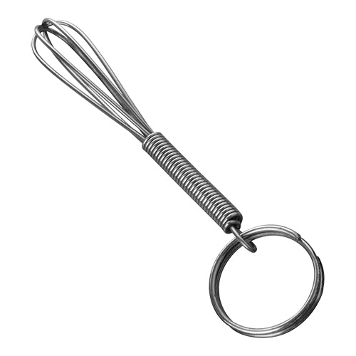 EMGA sleutelhanger garde vernikkeld – detailfoto van de mini garde als sleutelhanger voor koks