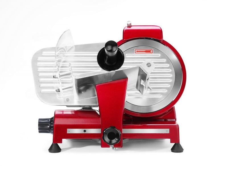 Hendi snijmachine rood Profi Line 220 mm 230V 280W – vleessnijmachine voor slagerij en horeca