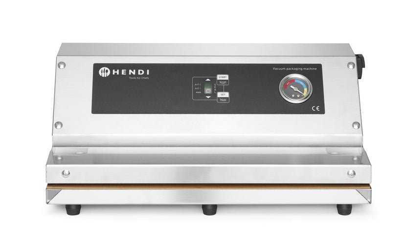 Hendi vacuum verpakkingsmachine rvs met sealbalk 350 mm 230V 250W voor de professionele keuken
